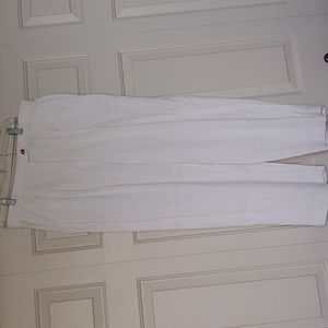 Talbots Woman Petites Ivory Corduroy Pants, Size 16W